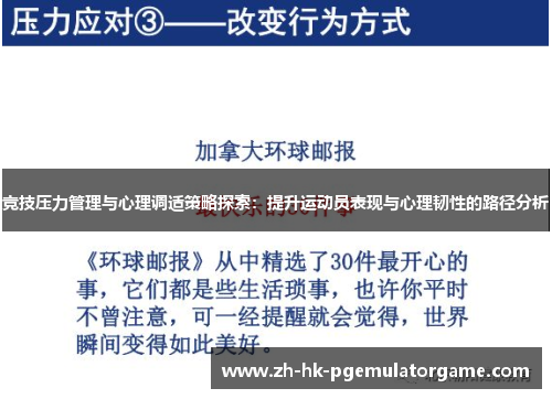 竞技压力管理与心理调适策略探索:提升运动员表现与心理韧性的路径分析 竞技压力管理与心理调适策略探索:提升运动员表现与心理韧性的路径分析