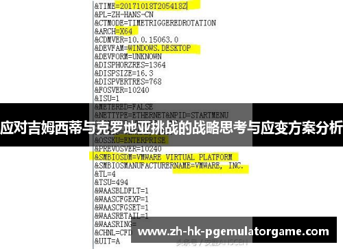 应对吉姆西蒂与克罗地亚挑战的战略思考与应变方案分析 应对吉姆西蒂与克罗地亚挑战的战略思考与应变方案分析