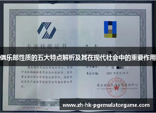 俱乐部性质的五大特点解析及其在现代社会中的重要作用