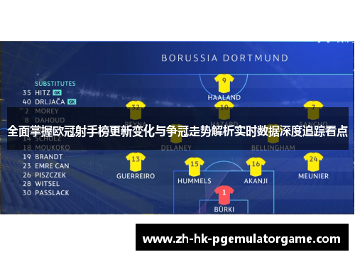 全面掌握欧冠射手榜更新变化与争冠走势解析实时数据深度追踪看点